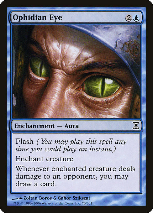 Ophidian Eye, art by Zoltan Boros & Gabor Szikszai