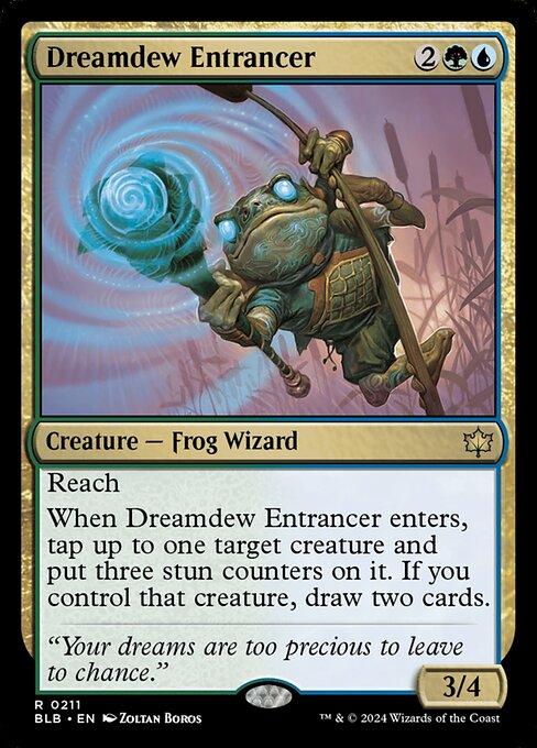 Dreamdew Entrancer, art by Zoltan Boros