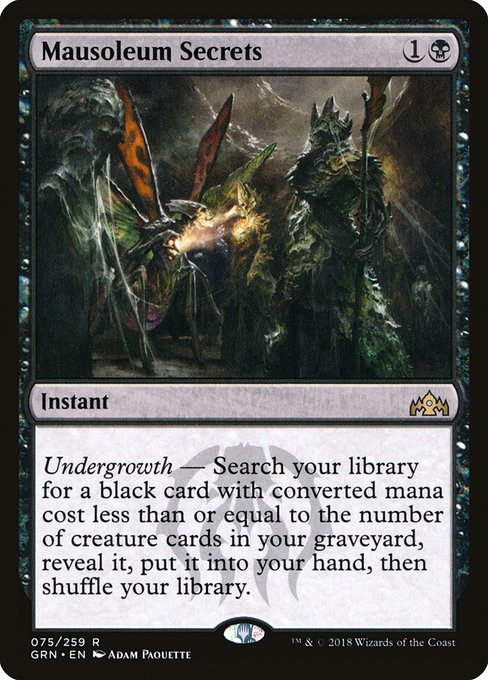 Mausoleum Secrets, art by Adam Paquette