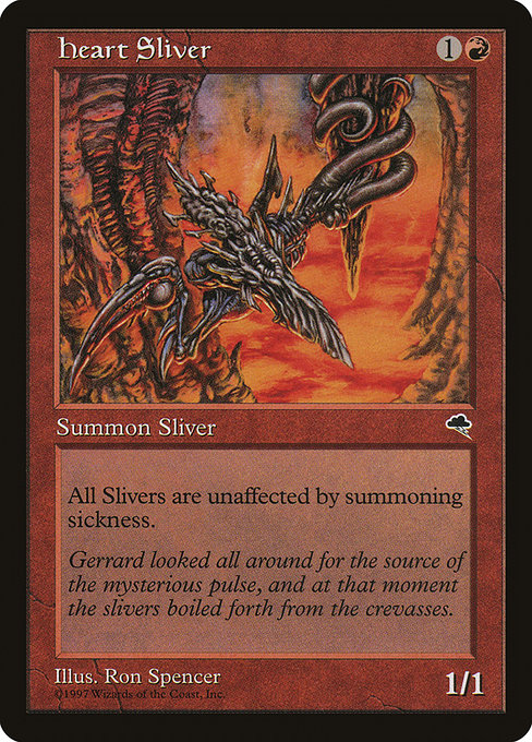 Heart Sliver, art by Ron Spencer
