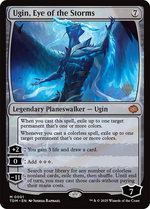 Ugin, Eye of the Storms, art by Joshua Raphael