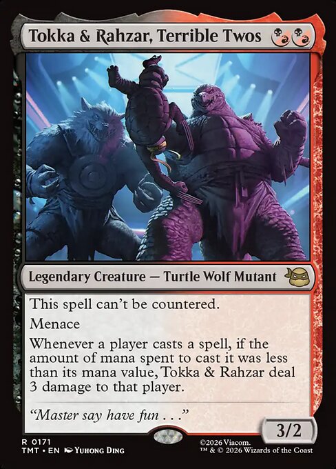 Tokka & Rahzar, Terrible Twos, art by Yuhong Ding