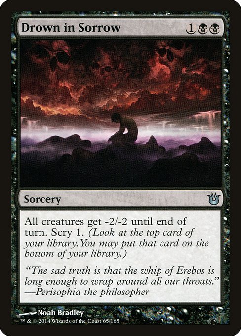 Drown in Sorrow, art by Noah Bradley