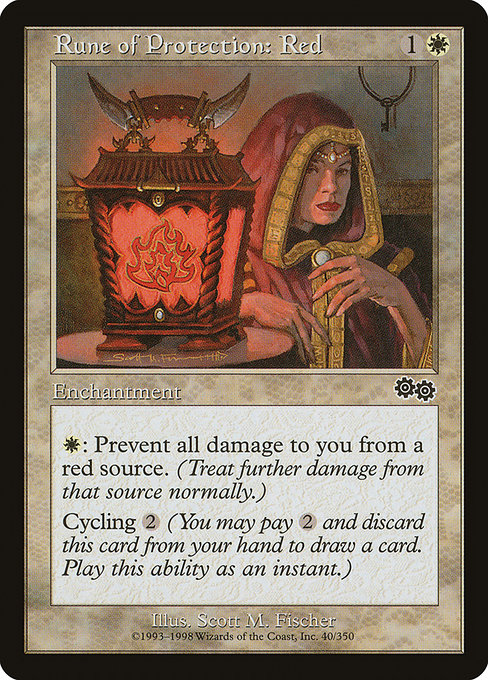Rune of Protection: Red, art by Scott M. Fischer