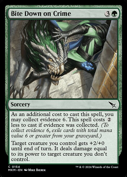 Bite Down on Crime, art by Mike Bierek
