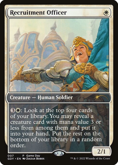 Recruitment Officer, art by Zoltan Boros