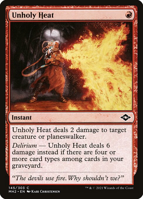 Unholy Heat, art by Kari Christensen