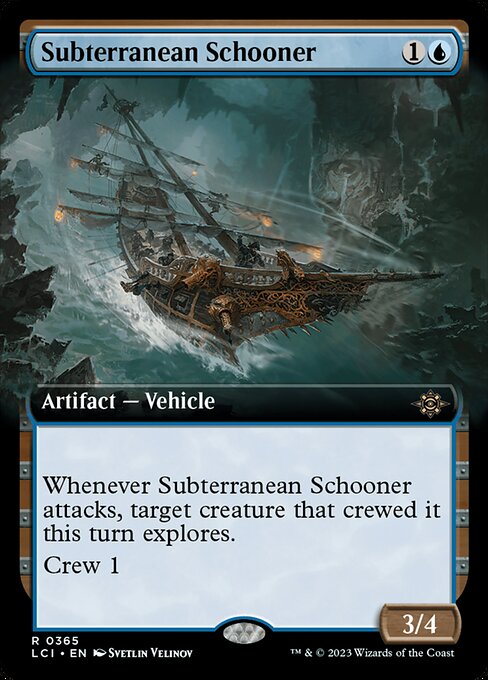 Subterranean Schooner, art by Svetlin Velinov