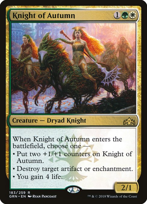 Knight of Autumn, art by Ryan Pancoast