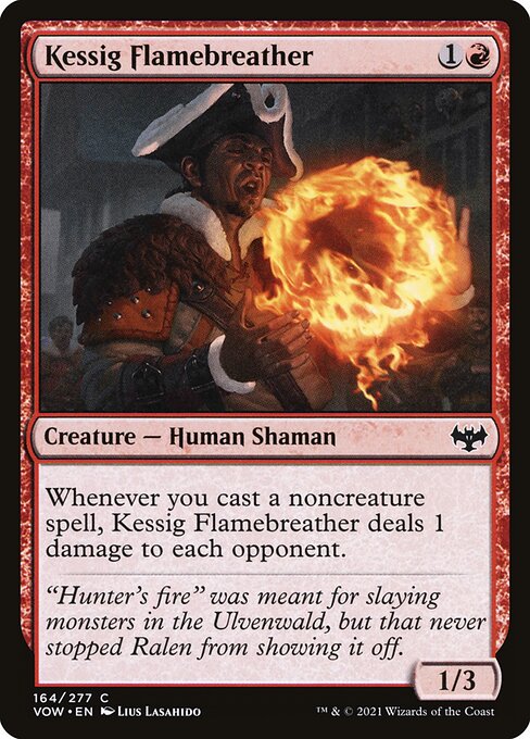 Kessig Flamebreather, art by Lius Lasahido