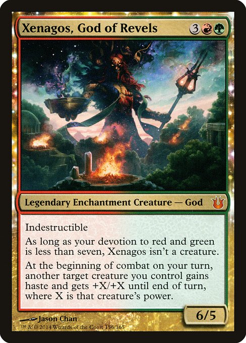 Xenagos, God of Revels, art by Jason Chan