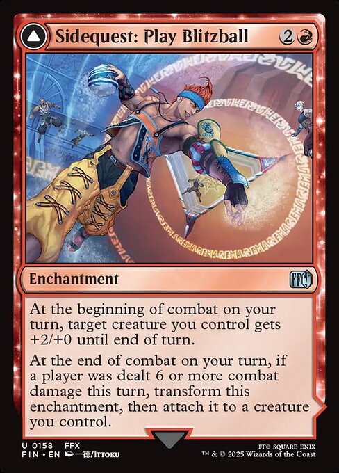 Sidequest: Play Blitzball // World Champion, Celestial Weapon, art by Ittoku