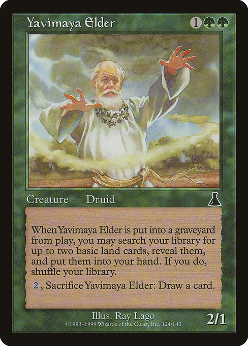Yavimaya Elder, art by Ray Lago