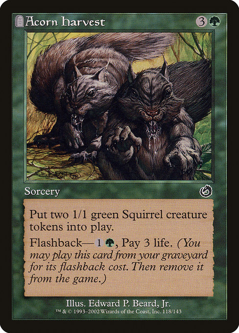 Acorn Harvest, art by Edward P. Beard, Jr.