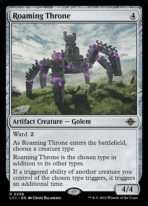 Roaming Throne, art by Cristi Balanescu