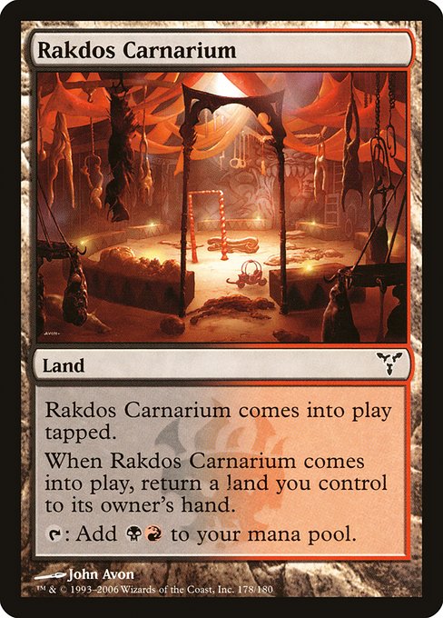 Rakdos Carnarium, art by John Avon