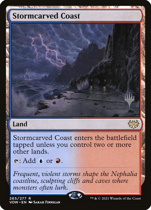 Stormcarved Coast, art by Sarah Finnigan
