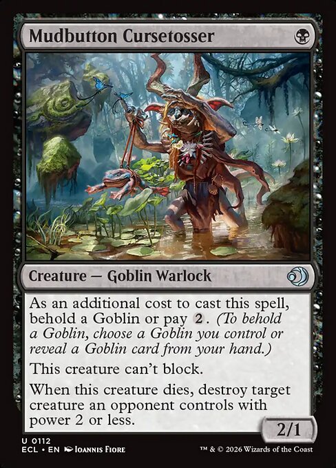 Mudbutton Cursetosser, art by Ioannis Fiore