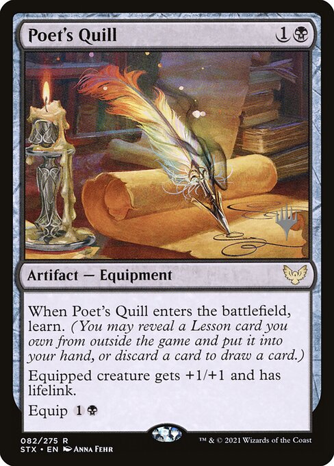 Poet's Quill, art by Anna Fehr
