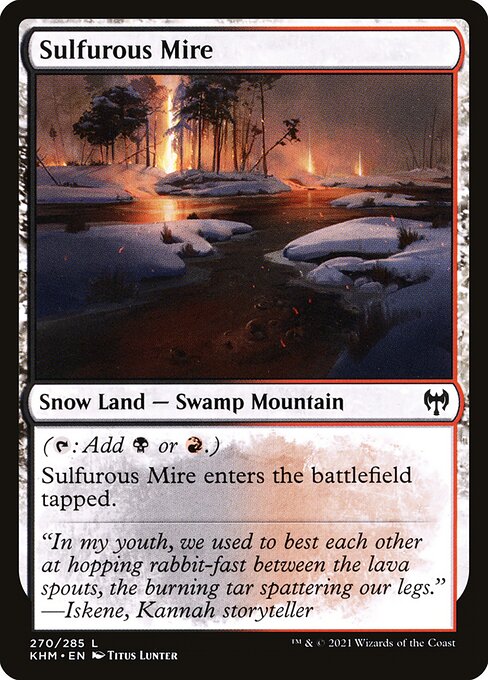 Sulfurous Mire, art by Titus Lunter