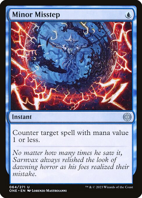 Minor Misstep, art by Lorenzo Mastroianni