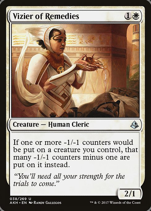 Vizier of Remedies, art by Randy Gallegos