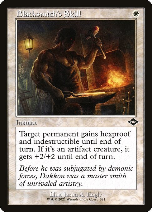 Blacksmith's Skill, art by Jason A. Engle
