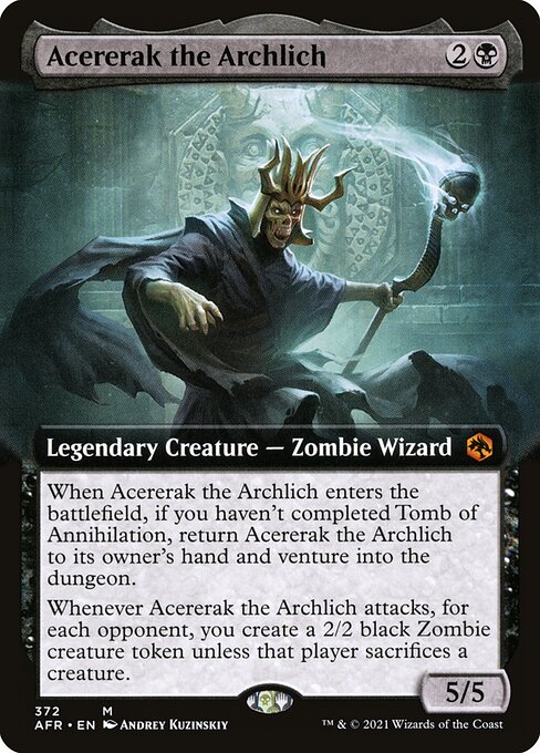 Acererak the Archlich, art by Andrey Kuzinskiy