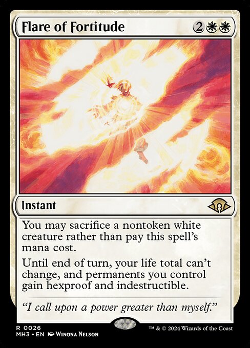 Flare of Fortitude, art by Winona Nelson