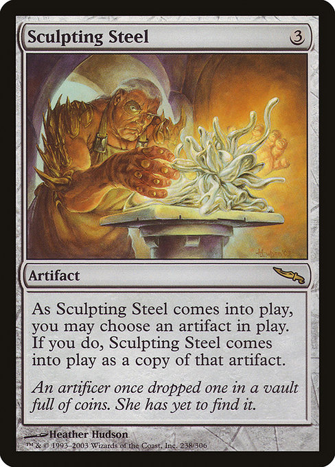 Sculpting Steel, art by Heather Hudson