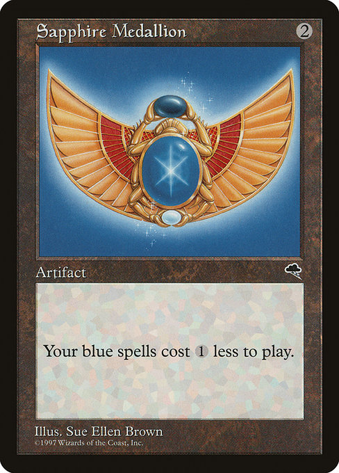 Sapphire Medallion, art by Sue Ellen Brown