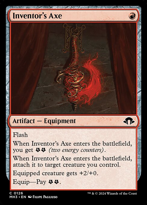 Inventor's Axe, art by Filipe Pagliuso
