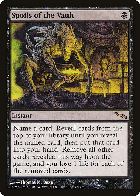 Spoils of the Vault, art by Thomas M. Baxa