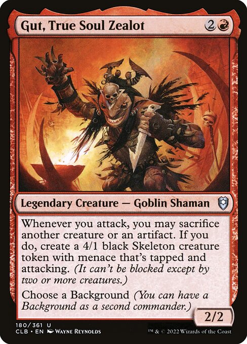 Gut, True Soul Zealot, art by Wayne Reynolds