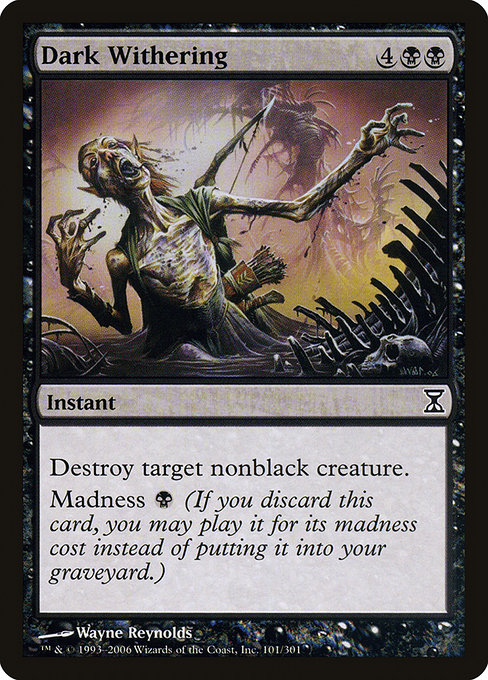 Dark Withering, art by Wayne Reynolds