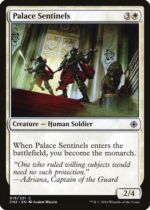 Palace Sentinels, art by Aaron Miller