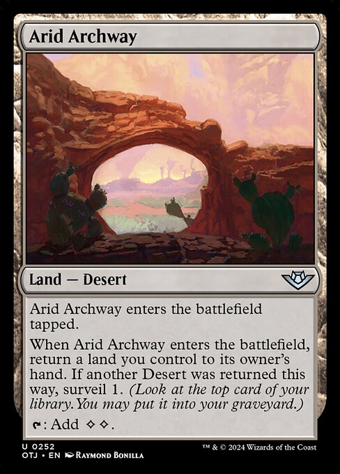 Arid Archway, art by Raymond Bonilla