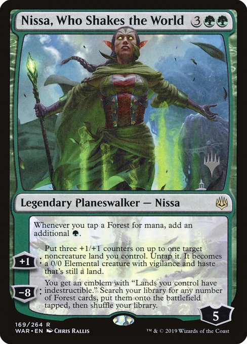 Nissa, Who Shakes the World, art by Chris Rallis