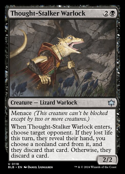 Thought-Stalker Warlock, art by Daniel Ljunggren