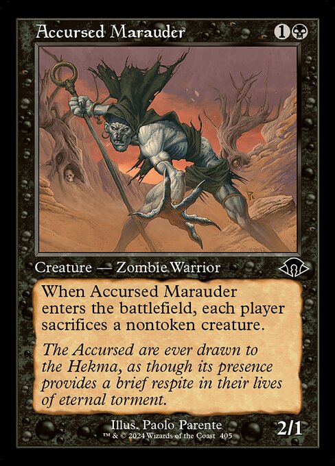 Accursed Marauder, art by Paolo Parente