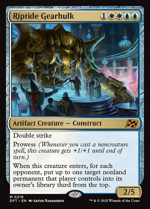 Riptide Gearhulk, art by Artur Nakhodkin