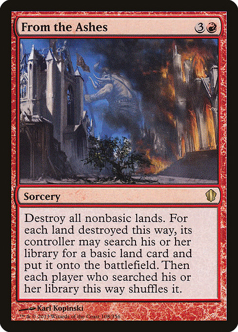 From the Ashes, art by Karl Kopinski