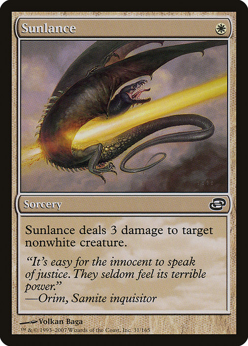 Sunlance, art by Volkan Baǵa