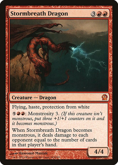 Stormbreath Dragon, art by Slawomir Maniak