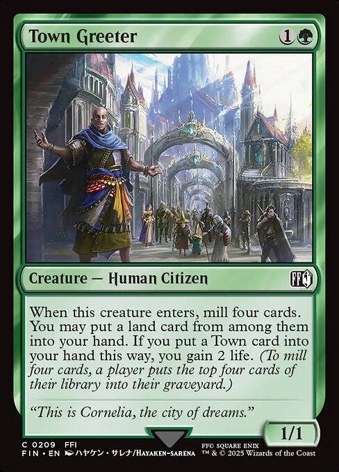 Town Greeter, art by Hayaken-Sarena