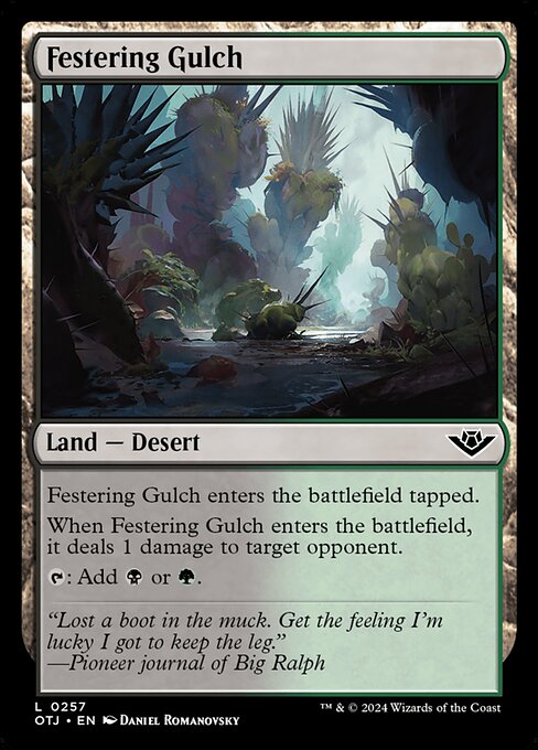 Festering Gulch, art by Daniel Romanovsky