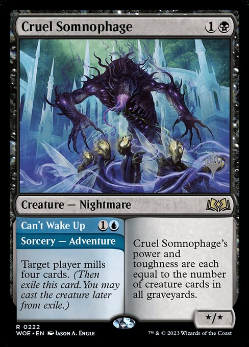Cruel Somnophage // Can't Wake Up, art by Jason A. Engle