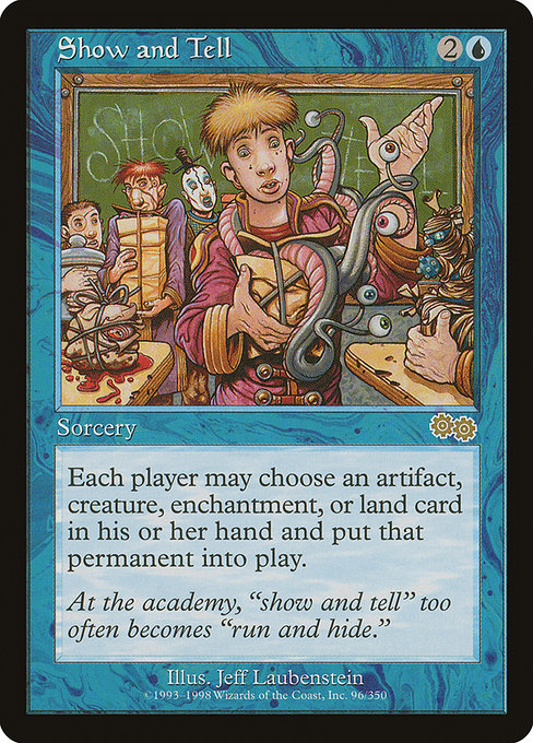 Show and Tell, art by Jeff Laubenstein