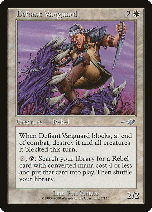 Defiant Vanguard, art by Pete Venters