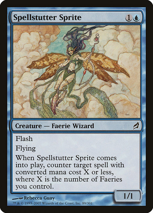 Spellstutter Sprite, art by Rebecca Guay